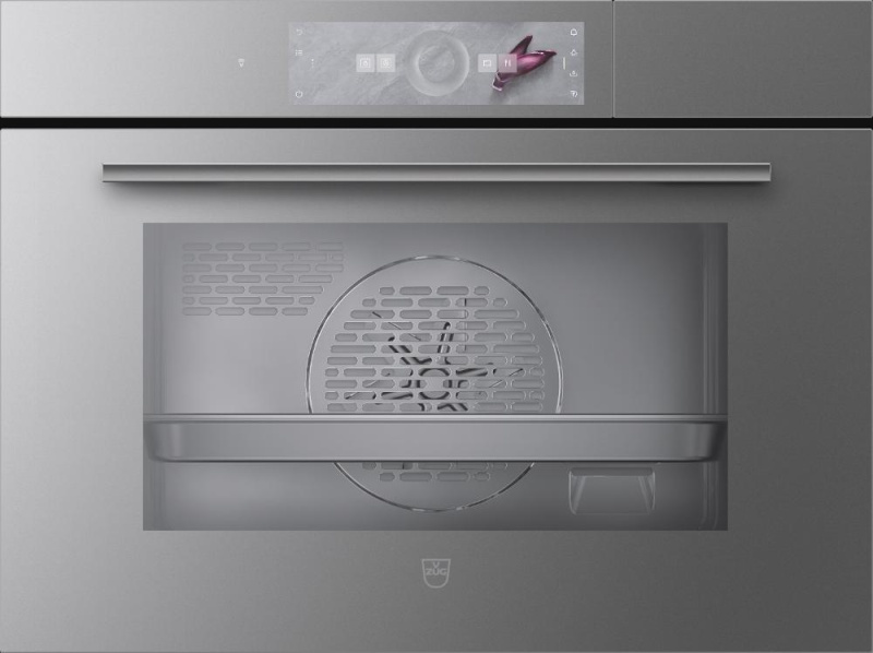 Встраиваемый паровой шкаф V-Zug CombiSteamer V4000 45 CS4T-23031 (платиновое стекло)