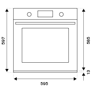 Духовой шкаф Bertazzoni F6011MODELZ
