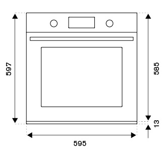 Духовой шкаф Bertazzoni F6011MODPTZ