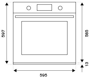Духовой шкаф Bertazzoni F6011PROELN