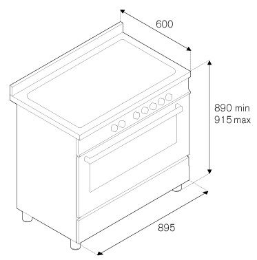 Варочный центр Bertazzoni PRO906HYBSGIT