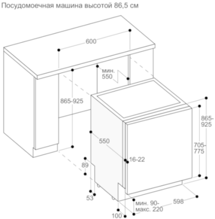 Посудомоечная машина Gaggenau DF271160