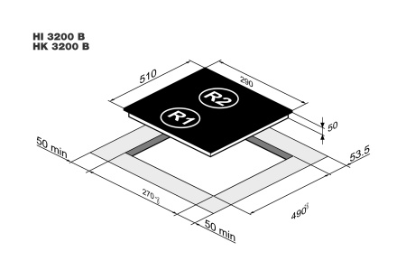 Варочная поверхность Korting HI 3201 B
