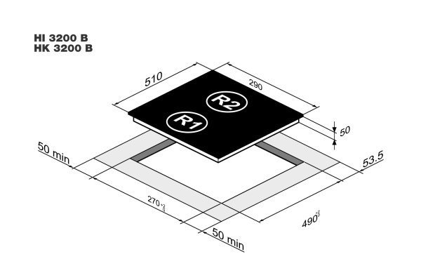 Варочная поверхность Korting HI 3201 B