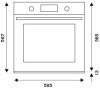 Духовой шкаф Bertazzoni F609HEREKTND