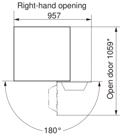 Стиральная машина V-ZUG Adora SL с правым навесом двери (WAASLZ re)