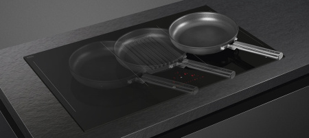 Индукционная варочная панель со встроенной вытяжкой Smeg HOBD482D