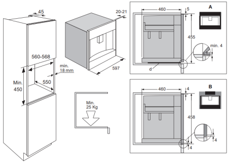 Встраиваемая кофемашина Asko CM8477B