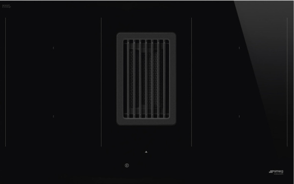Индукционная варочная панель со встроенной вытяжкой Smeg HOBD482D