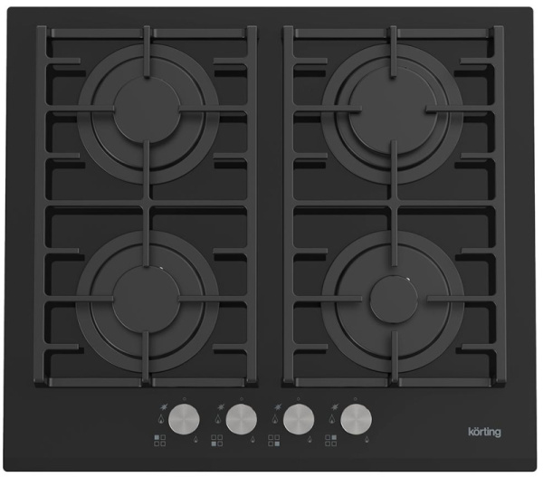 Газовая стеклянная варочная панель Korting HGG 6805 CN