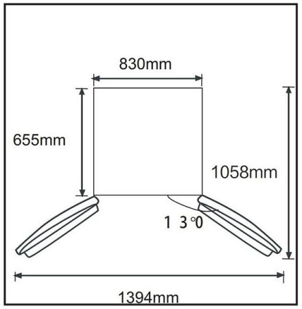 Четырехдверный холодильник Korting KNFM 81787 GM
