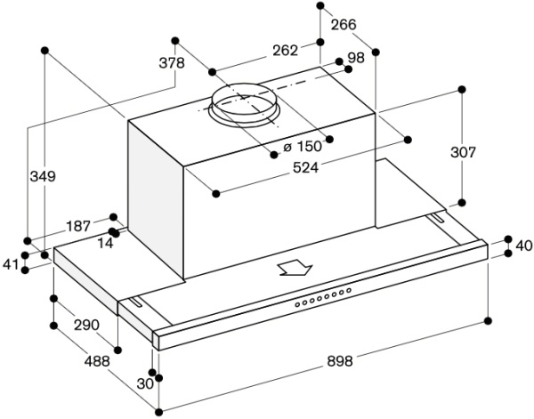 Вытяжка Gaggenau AF 210-190