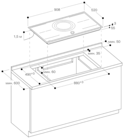 Индукционная варочная панель Gaggenau CI292111