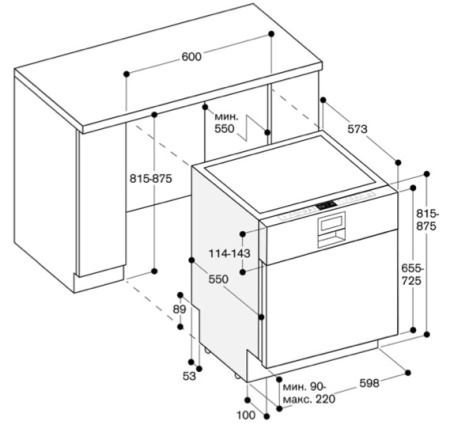 Посудомоечная машина Gaggenau DI 460-113