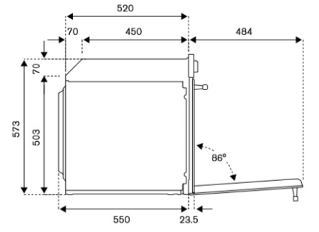 Духовой шкаф Bertazzoni F6011MODPLGNE