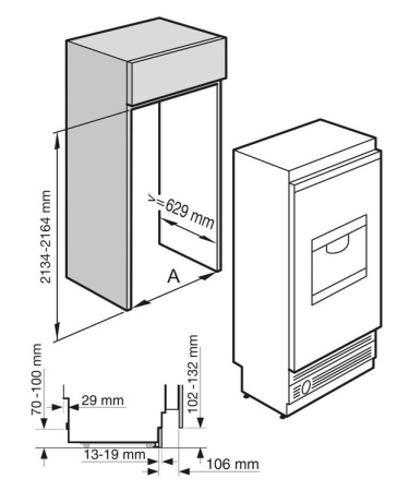 Встраиваемая морозильная камера Miele F 1471 Vi