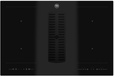 Варочная панель со встроенной вытяжкой Bertazzoni P784ICHNE