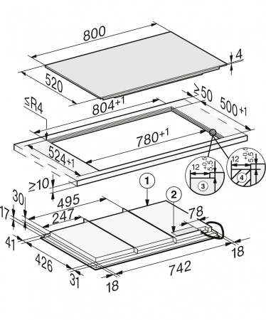 Варочная панель Miele KM7678 FL