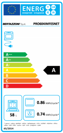 Варочный центр Bertazzoni PRO60 4 IMFE S NET