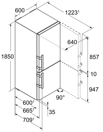 Холодильник Liebherr SBNes 4285