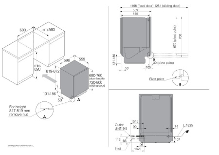 Встраиваемая посудомоечная машина Asko DSD433B/1