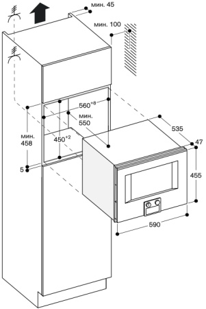 Микроволновая печь Gaggenau BM 455-100