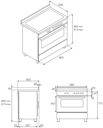 Варочный центр Bertazzoni PRO90 6 MFE S XE