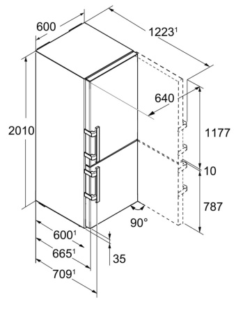 Холодильник Liebherr CBNies 4878