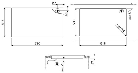 Варочная панель Smeg SIA1963D
