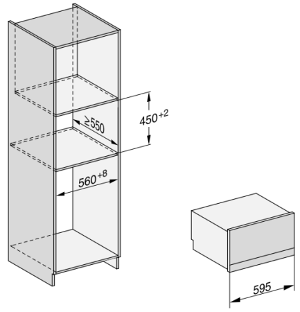 Пароварка с СВЧ Miele DGM7840 OBSW